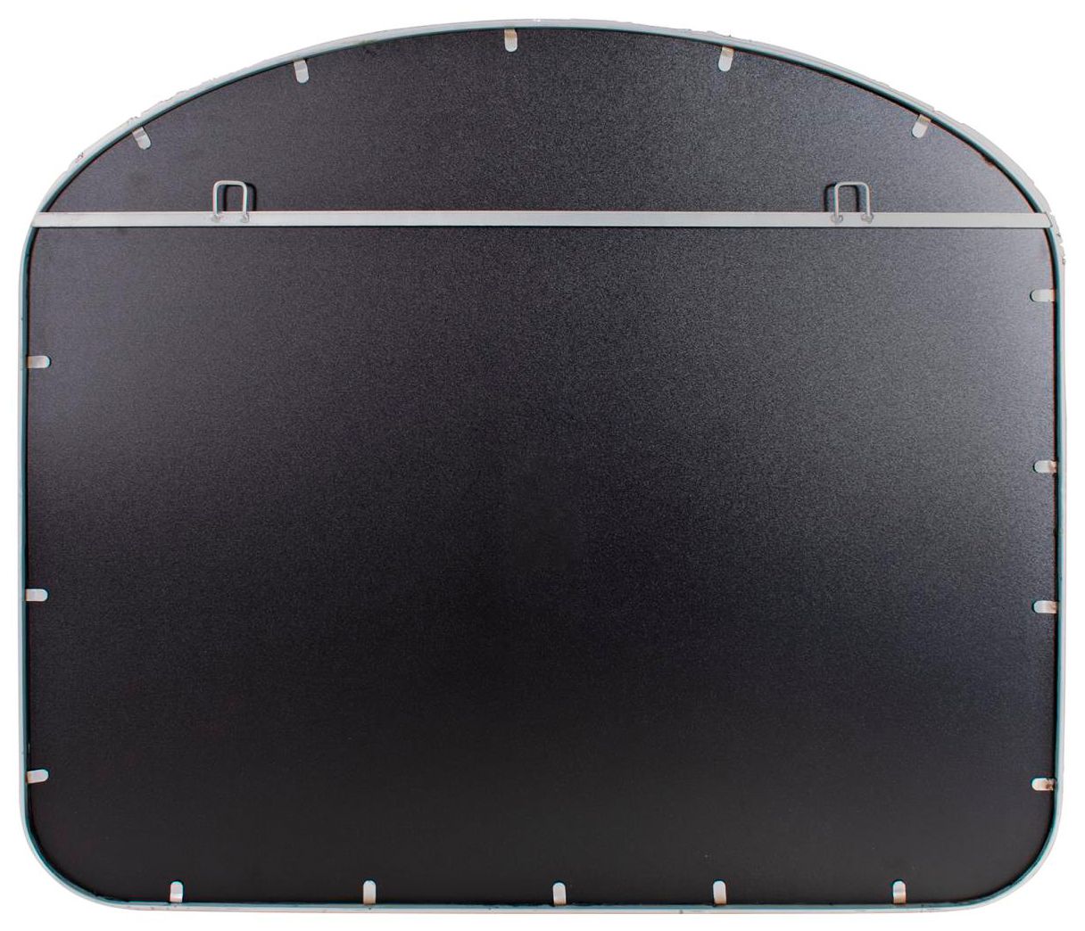 Marius Antique Silver 42" x 36" Arched Wall Mirror