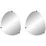 1_Marken Champagne 29" x 36" Oblong Wall Mirrors Set of 2