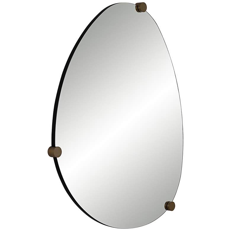 Image 5 Marken Champagne 29" x 36" Oblong Wall Mirrors Set of 2 more views