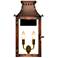 Market Street 16" High Antique Copper 2-Light Outdoor Wall Light