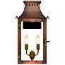 Market Street 19" High Antique Copper 2-Light Outdoor Wall Light