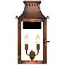 Market Street 21" High Antique Copper 2-Light Outdoor Wall Light