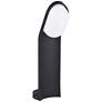 Marketa 19 1/2" High Black LED Landscape Bollard Light