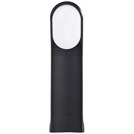 Image5 of Marketa 19 1/2" High Black LED Landscape Bollard Light more views