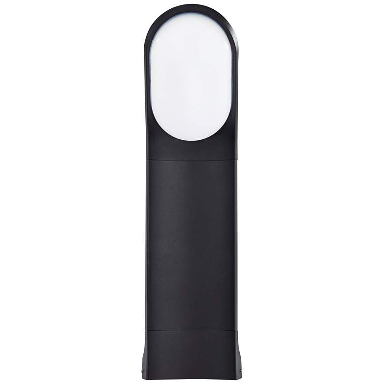 Image 4 Marketa 19 1/2 inchH Black LED Landscape Bollard Lights Set of 2 more views