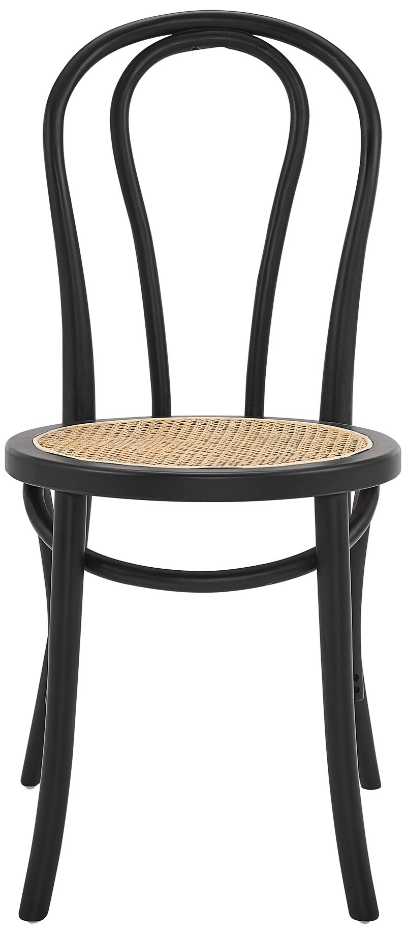 Marko Natural and Black Side Chairs Set of 2 in scene