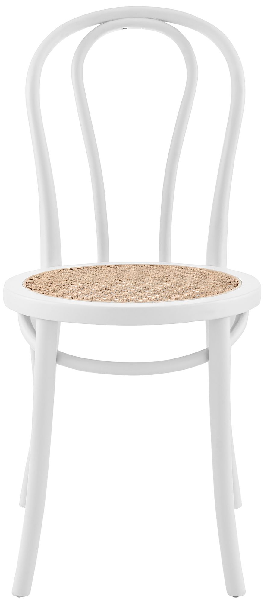 Marko Natural and White Side Chairs Set of 2 in scene