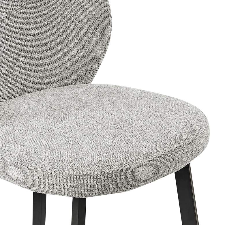 Image 3 Markus 26" Light Gray Fabric Counter Stool more views