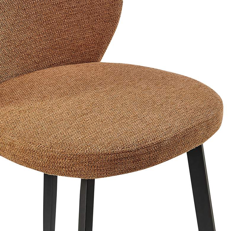 Image 3 Markus 26 inch Rust Fabric Counter Stool more views
