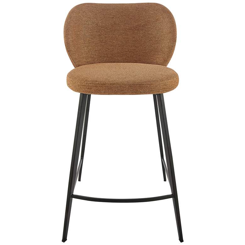 Image 6 Markus 26 inch Rust Fabric Counter Stool more views