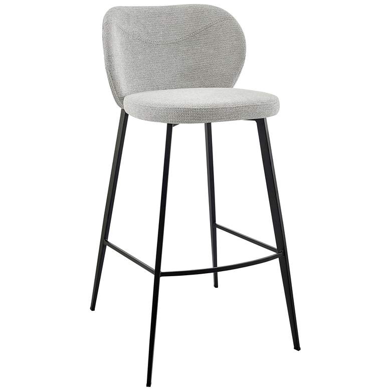 Image 1 Markus 30 1/2 inch Light Gray Fabric Bar Stool