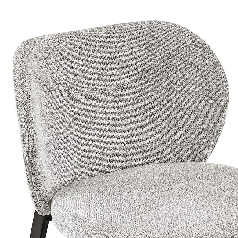 Image 2 Markus 30 1/2 inch Light Gray Fabric Bar Stool more views