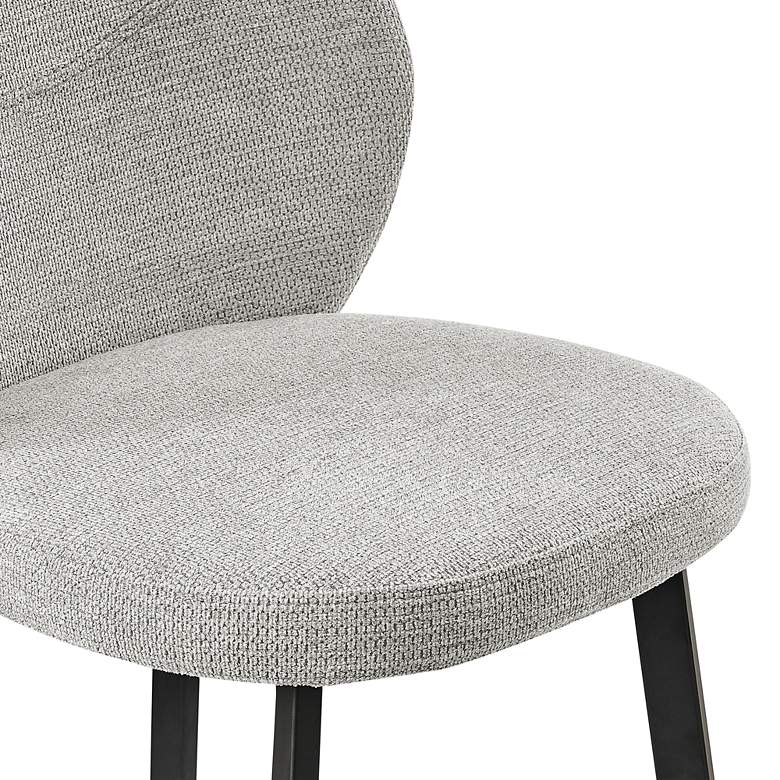 Image 3 Markus 30 1/2 inch Light Gray Fabric Bar Stool more views