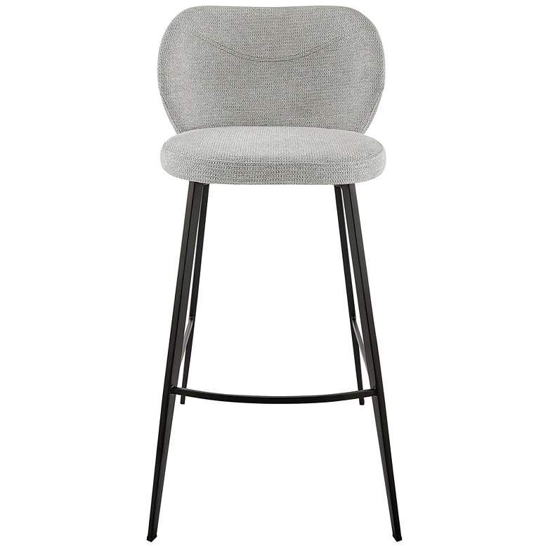 Image 6 Markus 30 1/2" Light Gray Fabric Bar Stool more views