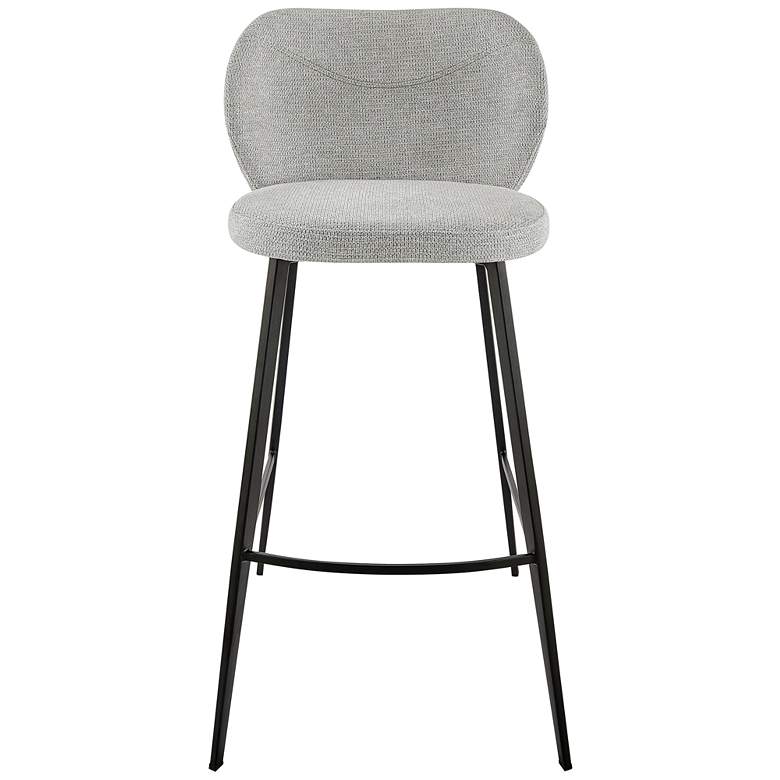 Image 6 Markus 30 1/2 inch Light Gray Fabric Bar Stool more views