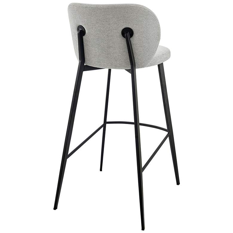 Image 7 Markus 30 1/2" Light Gray Fabric Bar Stool more views