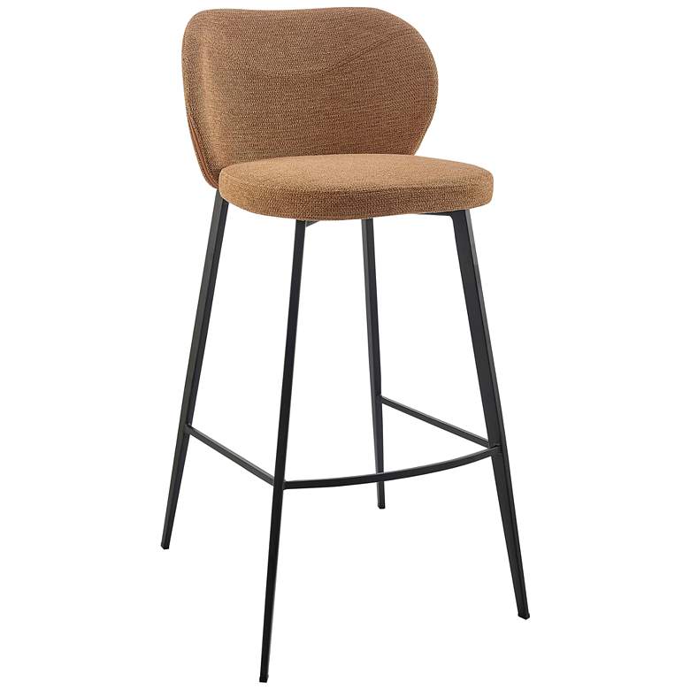 Image 1 Markus 30 1/2" Rust Fabric Bar Stool