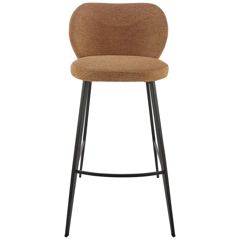 Image 6 Markus 30 1/2" Rust Fabric Bar Stool more views