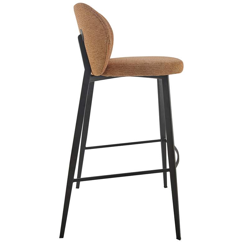 Image 7 Markus 30 1/2" Rust Fabric Bar Stool more views