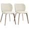 Markus Beige Fabric Side Chairs Set of 2