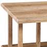 Markworth 42" Wide Natural Wood Geometric Cocktail Table