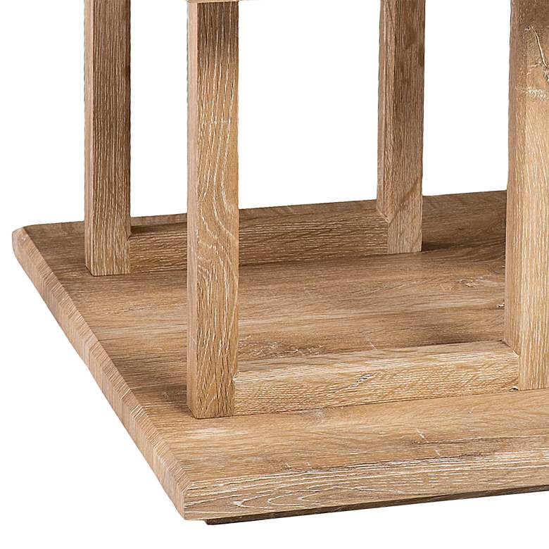 Image 4 Markworth 42" Wide Natural Wood Geometric Cocktail Table more views