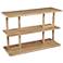 Markworth 42" Wide Natural Wood Geometric Console Table