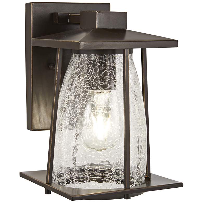 Image 1 Marlboro 9 3/4" High Oil-Rubbed Bronze Outdoor Wall Light