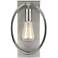 Marlena 12 1/2" High Satin Nickel Wall Sconce