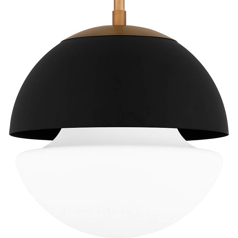 Image 5 Marley 1-Light Weathered Brass Mini Pendant Light more views