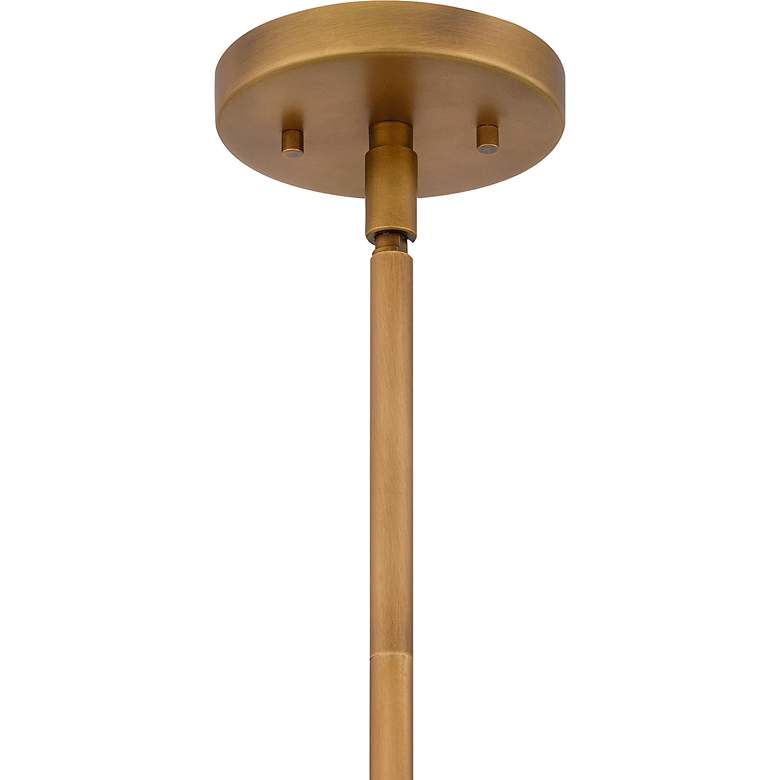 Image 6 Marley 1-Light Weathered Brass Mini Pendant Light more views