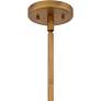 6_Marley 1-Light Weathered Brass Mini Pendant Light more views