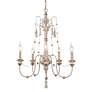 Thumbnail1 of Marley 21 1/2" Wide Distressed Gray-White 5-Light Chandelier