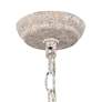 Marley 21 1/2" Wide Distressed Gray-White 5-Light Chandelier