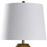 Marloe 37" High Gold Drip Ceramic Table Lamp