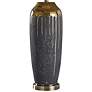 Marloe 37" High Gold Drip Ceramic Table Lamp