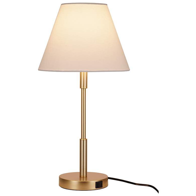 Image 2 Marlow 24" High Antique Brass USB Port Table Lamps Set of 2 more views
