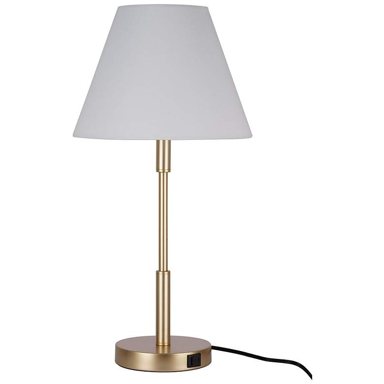 Image 3 Marlow 24" High Antique Brass USB Port Table Lamps Set of 2 more views