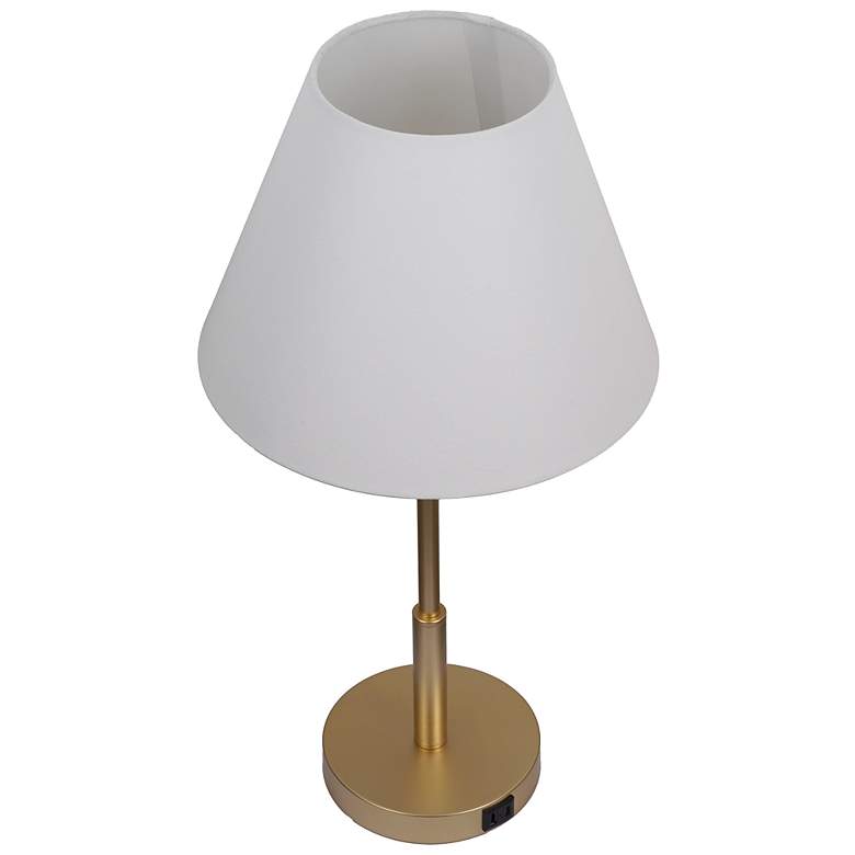 Image 4 Marlow 24" High Antique Brass USB Port Table Lamps Set of 2 more views