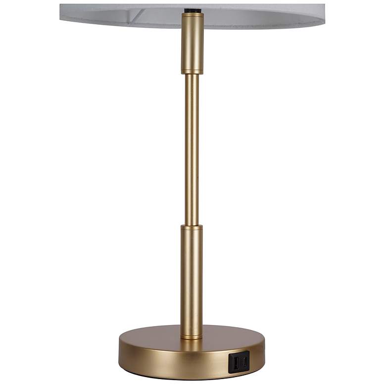 Image 7 Marlow 24" High Antique Brass USB Port Table Lamps Set of 2 more views