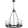 Thumbnail2 of Marlow 27 1/2" Wide Matte Black 6-Light Chandelier