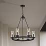 Thumbnail1 of Marlow 27 1/2" Wide Matte Black 6-Light Chandelier