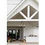 4_Marlow 31"H Ashen Barnboard 6-Light Outdoor Hanging Light more views