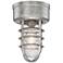 Marlowe 10 3/4" High Galvanized Cage Outdoor Ceiling Light