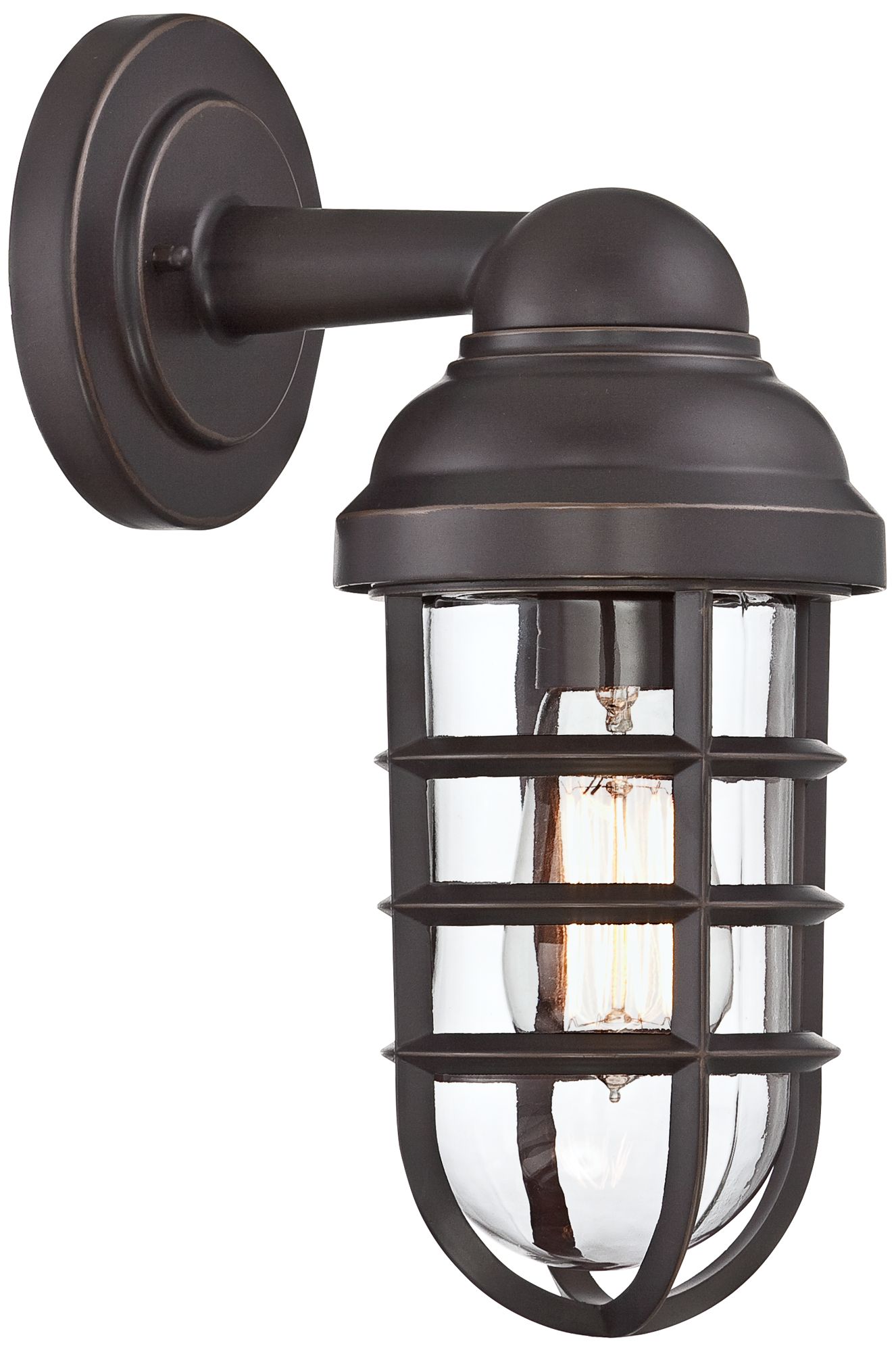 metal cage wall sconce