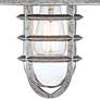 Thumbnail4 of Marlowe 13" High Galvanized Hooded Cage Outdoor Wall Light more views