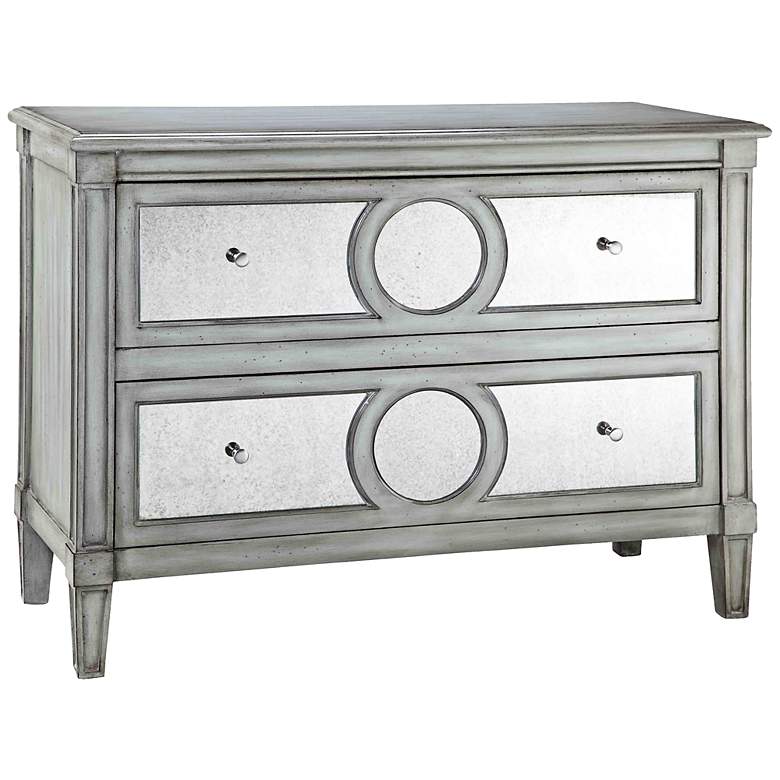 Image 1 Marlowe Mirrored Front 2-Drawer Chest