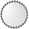 Marlowe Silver Foiled 27" Round Wall Mirror