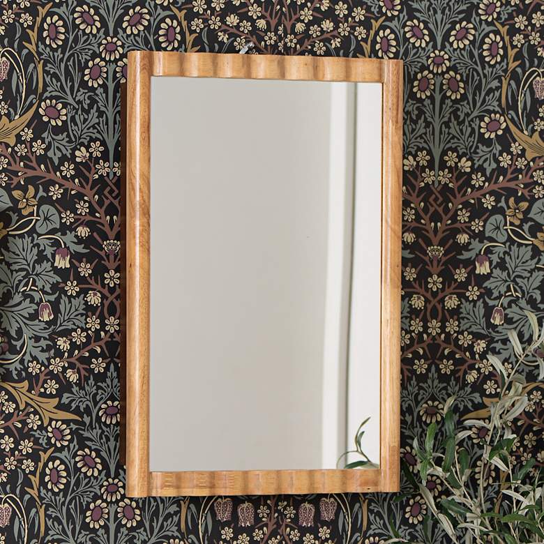 Image 2 Marlowe Tropical Hardwood 17" x 25" Medicine Cabinet