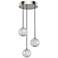 Marni 11 1/4" Wide Polished Nickel LED Multi-Light Pendant